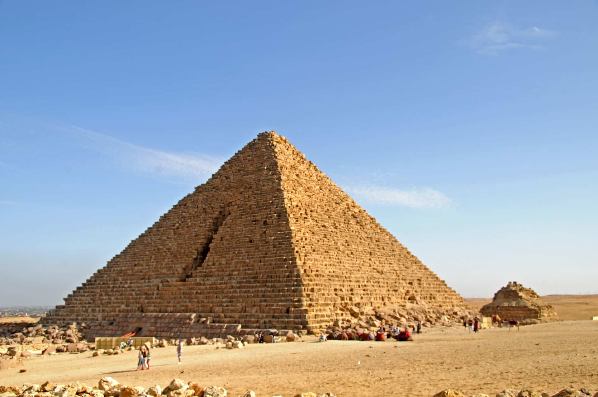 Menkaure金字塔，吉萨的大金字塔