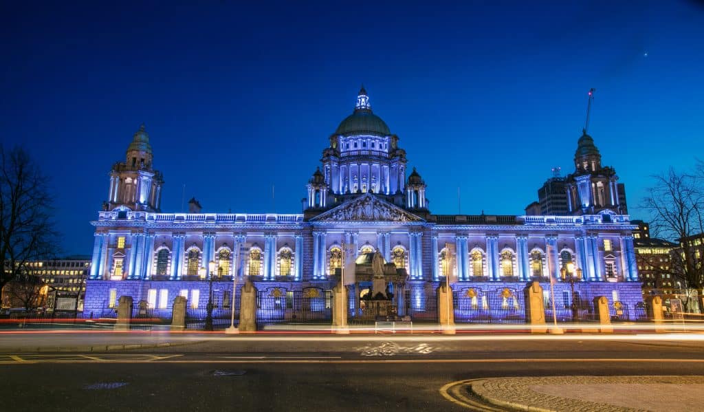 City Hall at Night Belfast Travel Guide