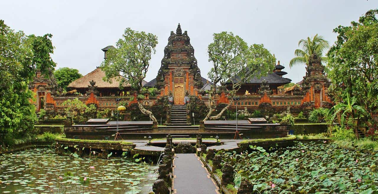 巴厘岛，乌布，印度尼西亚，寺庙